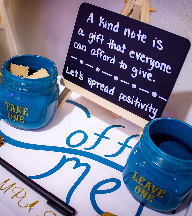 Spreading Positivity at Coffee Me